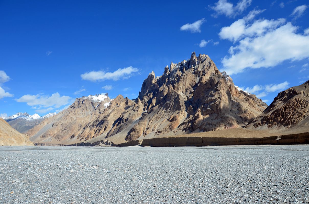 04 Looking At The Eroded Hills After The Exit From the Aghil Pass In Shaksgam Valley On Trek To Gasherbrum North Base Camp In China